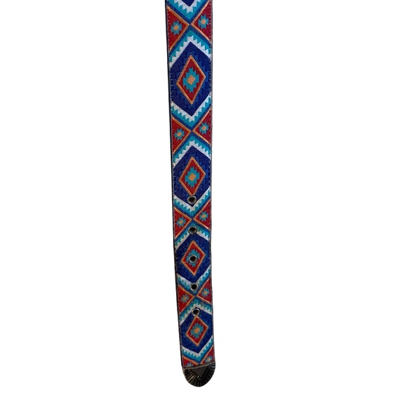 Nuovo Aztec Western Belt 32 inches Long - Picture 4 of 5